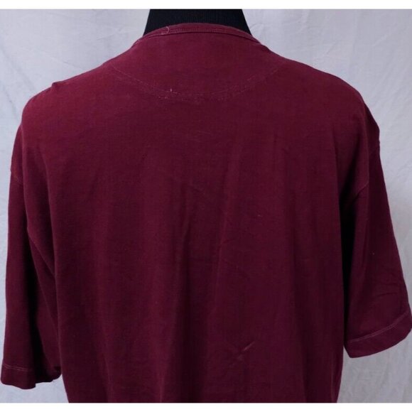 American Crusader Mens Medium Red Short Sleeve Comfort Utility Work Polo Shirt - Picture 8 of 10